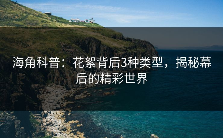 海角科普：花絮背后3种类型，揭秘幕后的精彩世界